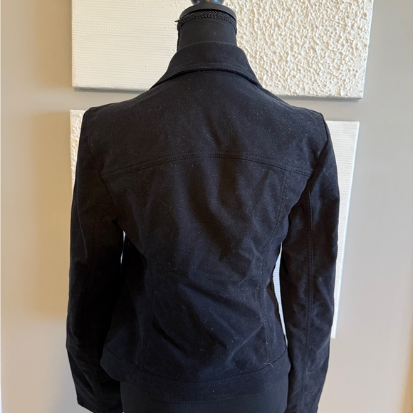 Maison Jules Black Women's Leather Jacket - Picture 2 of 3